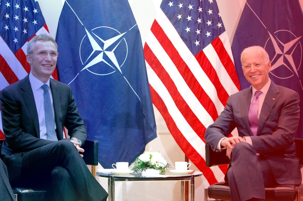 President Biden with head of NATO