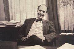 Myron Weiner in his office