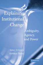 Explaining Institutional Change