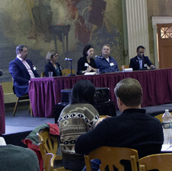 Students and experts from the iGEM Community at the After iGEM Biosecurity Policy Conference